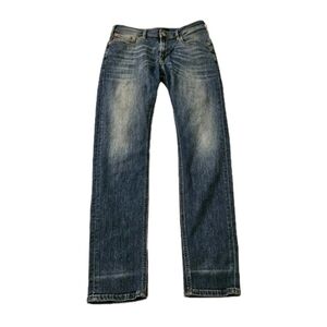 Scotch & Soda Jeans Mens W 32 L 34 Blue Denim Skim Slim Fit Stretch Blauw